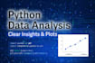 analyze your data using python and provide clear insights