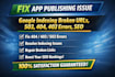 fix app publishing issue, google indexing broken urls, 503,404,403 errors, SEO