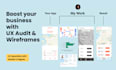 do UX audit and new wireframes to boost your business