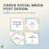 design professional canva posters for social media