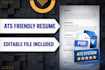 redesign and format your resume into a clean ats friendly layout