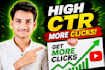 disign high CTR youtube thumbnails that get more clicks