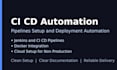 set up ci cd automation and cloud infrastructure