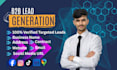 do targeted b2b lead generation and linkedin prospecting