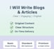 write blogs and articles to spread awareness