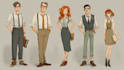 do comic style character designs
