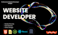 build full stack websites with frontend and backend