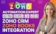 setup zoho CRM, zoho one, zoho books, zoho desk, creator, zoho flow, integration