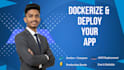 dockerize and deploy your application with docker and AWS