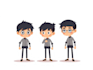 draw simple flat illustration
