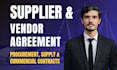 draft supplier, vendor and procurement agreements