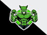 design mascot strength training logo