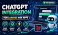 chatgpt chatbot integration for laravel web applications
