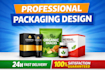 do packaging design, lable design, box design