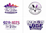 make modern unique radio station logo design