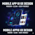 design modern professional userfriendly UI UX for ios android in figma