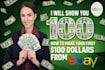 help you to make money  from ebay