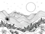 draw vector line art illustration