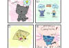 draw a chibi / stick figure style picture or comic strip