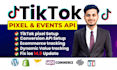 setup tiktok pixel conversion API capi events for ads ga4 server side tracking