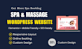 design or redesign a spa or massage wordpress website using elementor