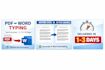 convert PDF to word with  accuracy