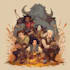 desing your dnd group party illustration