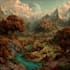 do fantasy background and landscape