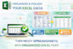 clean, format and optimize messy excel data for business use