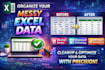 clean, format, and optimize messy excel data accurately