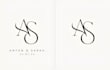 design a minimalist wedding logo, wedding monogram, initials