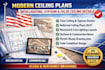 design modern ceiling plans with lighting, gypsum  false ceiling details