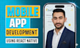 build a react native mobile app for android and ios with clean UI