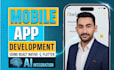 build your flutter or react native app for android ios and integrate ai