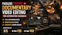 edit faceless youtube documentary or cash cow videos