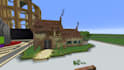 build a small house or a castle on minecraft