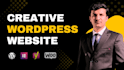 design and build a creative, innovative wordpress website