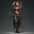 draw a fantasy character ilustration