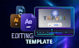 edit or customize your after effects animation template