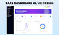 create professional saas admin panel UI UX design