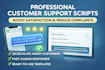 create empathetic customer service scripts and templates
