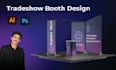 design trade show booth backdrop banner
