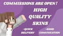 make you a high quality minecraft skin