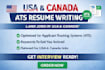 write a USA and canada job focus that gets interviews