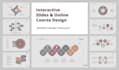 design indesign presentation slides, online course, genially slides and game