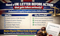draft a UK letter before action pre action protocol to start your claim