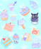 draw kawaii custom doodles
