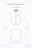 technical flat sketches dap for clothing production