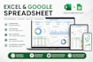 create custom excel spreadsheets, google sheets automation, excel vba