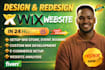 do wix website design redesign business wix website, fix wix website development